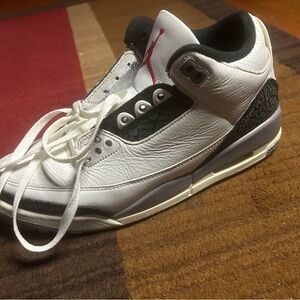 Jordan White and Black Sneakers